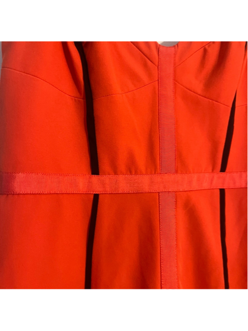 Rebecca Minkoff Orange Sheath Dress Size 0 Adjustable Straps - Picture 3 of 8